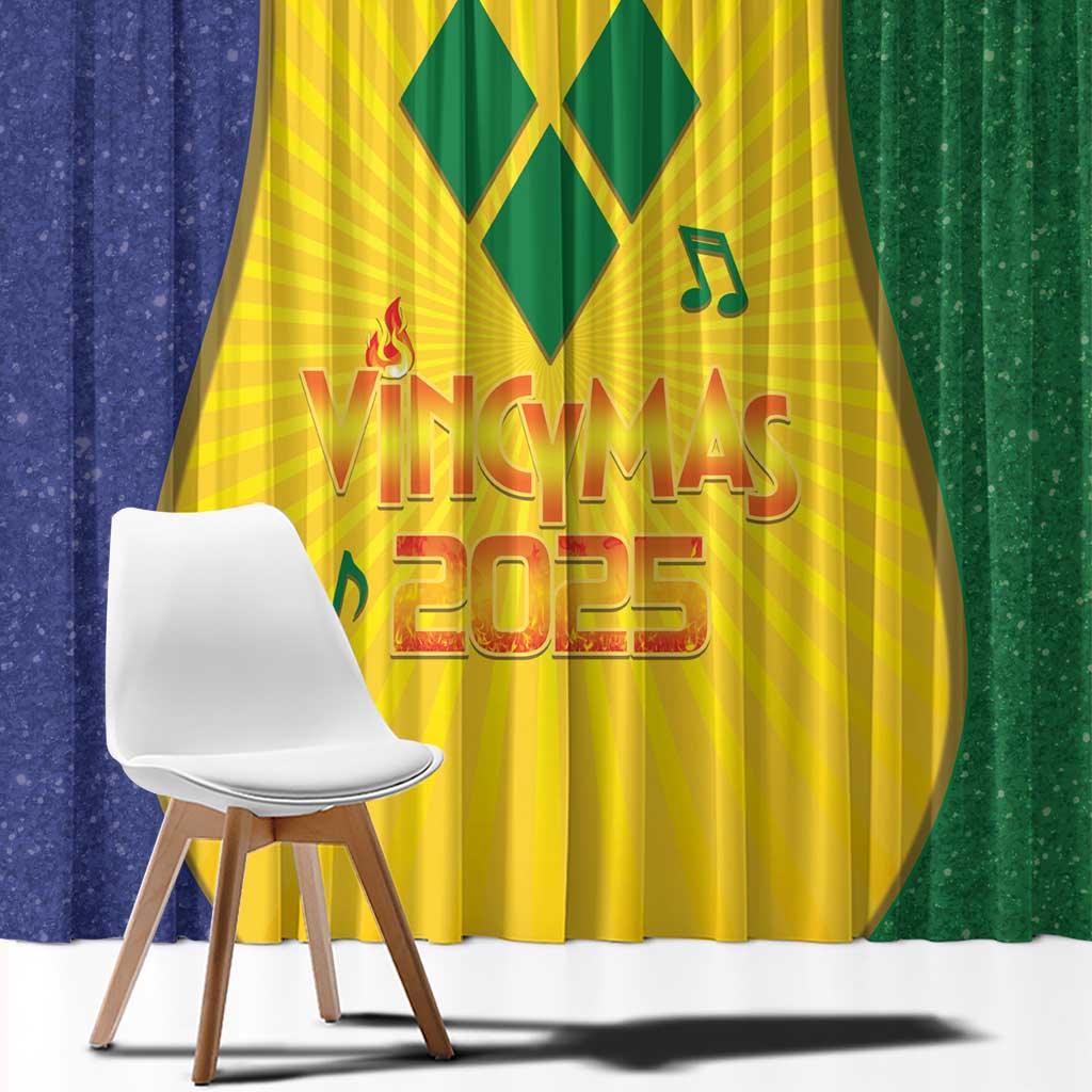 SVG Vincy Mas Window Curtain Saint Vincent and the Grenadines National Carnival - Wonder Print Shop