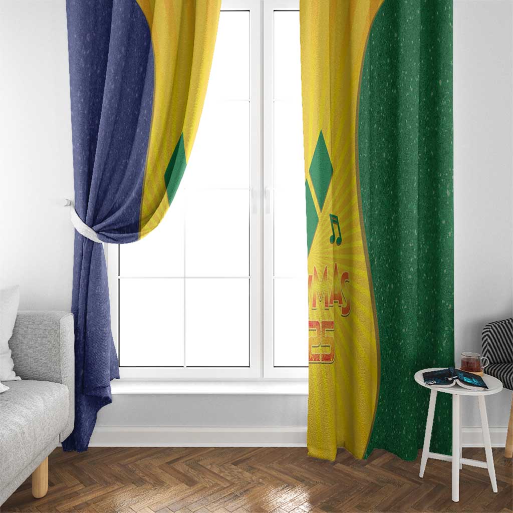 SVG Vincy Mas Window Curtain Saint Vincent and the Grenadines National Carnival - Wonder Print Shop
