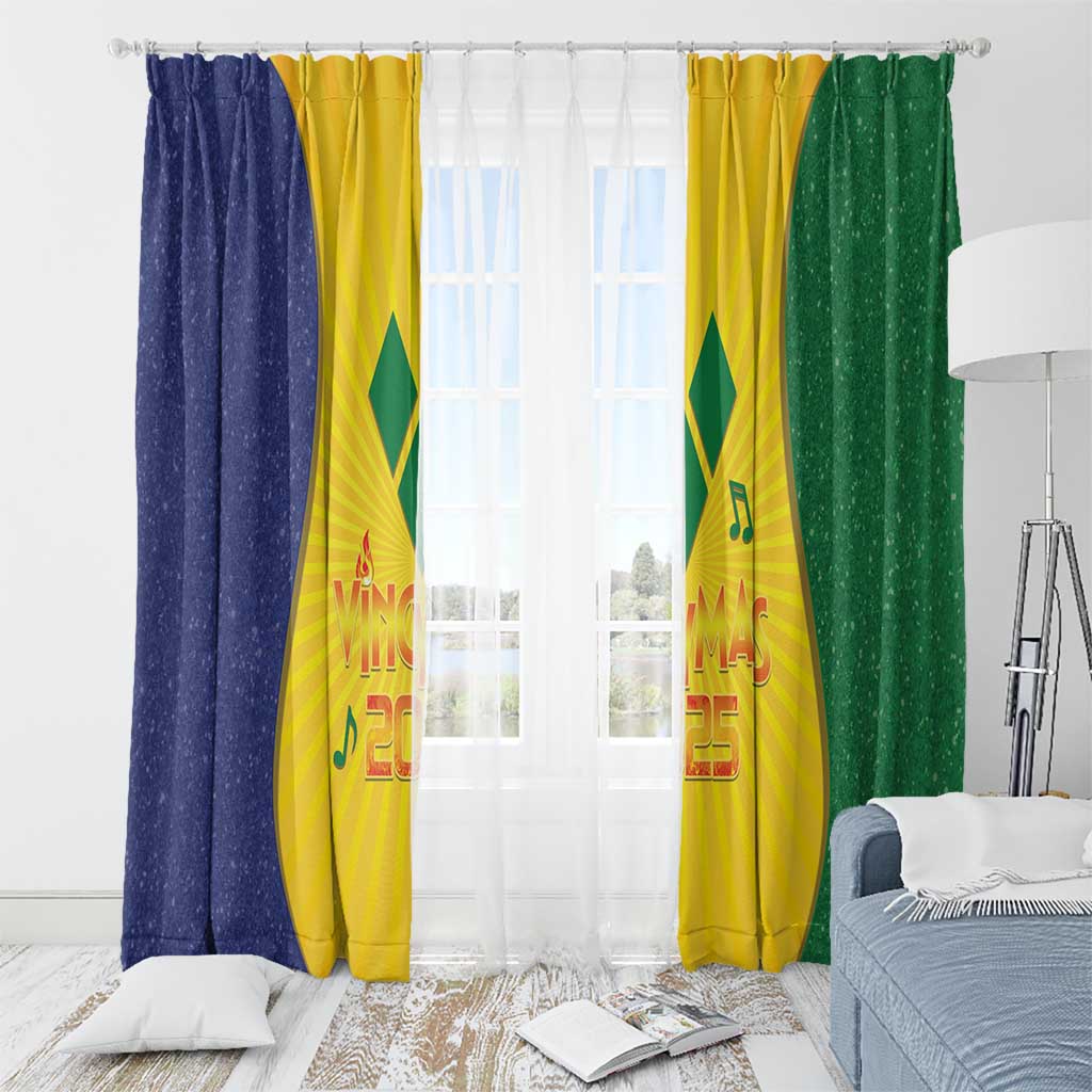SVG Vincy Mas Window Curtain Saint Vincent and the Grenadines National Carnival - Wonder Print Shop