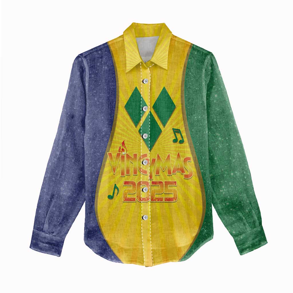 SVG Vincy Mas Women Casual Shirt Saint Vincent and the Grenadines National Carnival - Wonder Print Shop