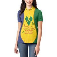 SVG Vincy Mas Women Polo Shirt Saint Vincent and the Grenadines National Carnival - Wonder Print Shop