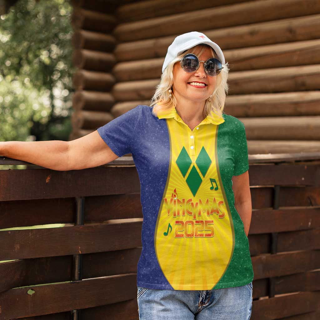 SVG Vincy Mas Women Polo Shirt Saint Vincent and the Grenadines National Carnival - Wonder Print Shop
