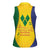 SVG Vincy Mas Women Sleeveless Polo Shirt Saint Vincent and the Grenadines National Carnival - Wonder Print Shop