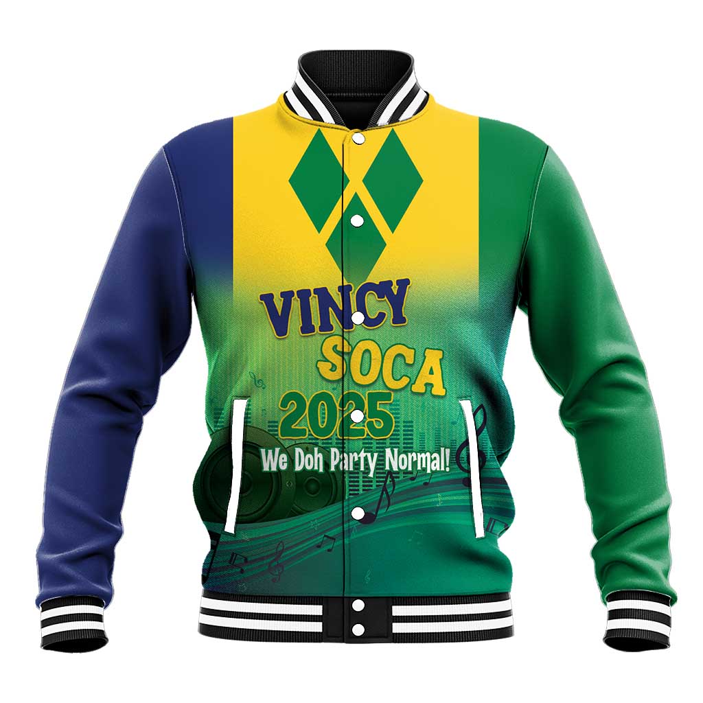 Vincy Mas 2025 Baseball Jacket Vincy Soca We Doh Party Normal - Wonder Print Shop