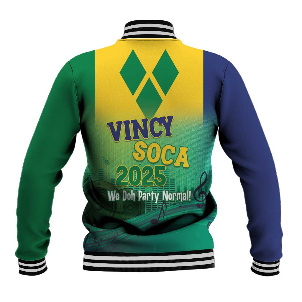 Vincy Mas 2025 Baseball Jacket Vincy Soca We Doh Party Normal - Wonder Print Shop