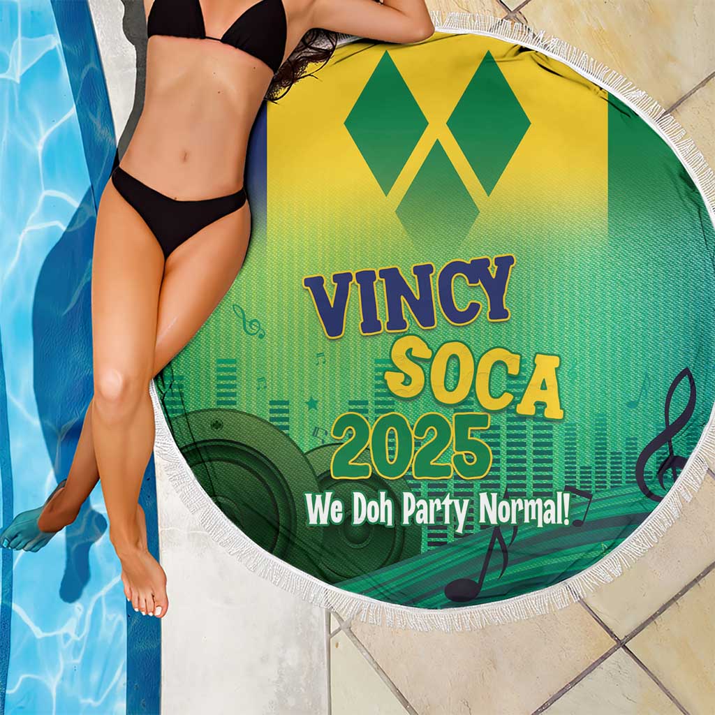 Vincy Mas 2025 Beach Blanket Vincy Soca We Doh Party Normal - Wonder Print Shop
