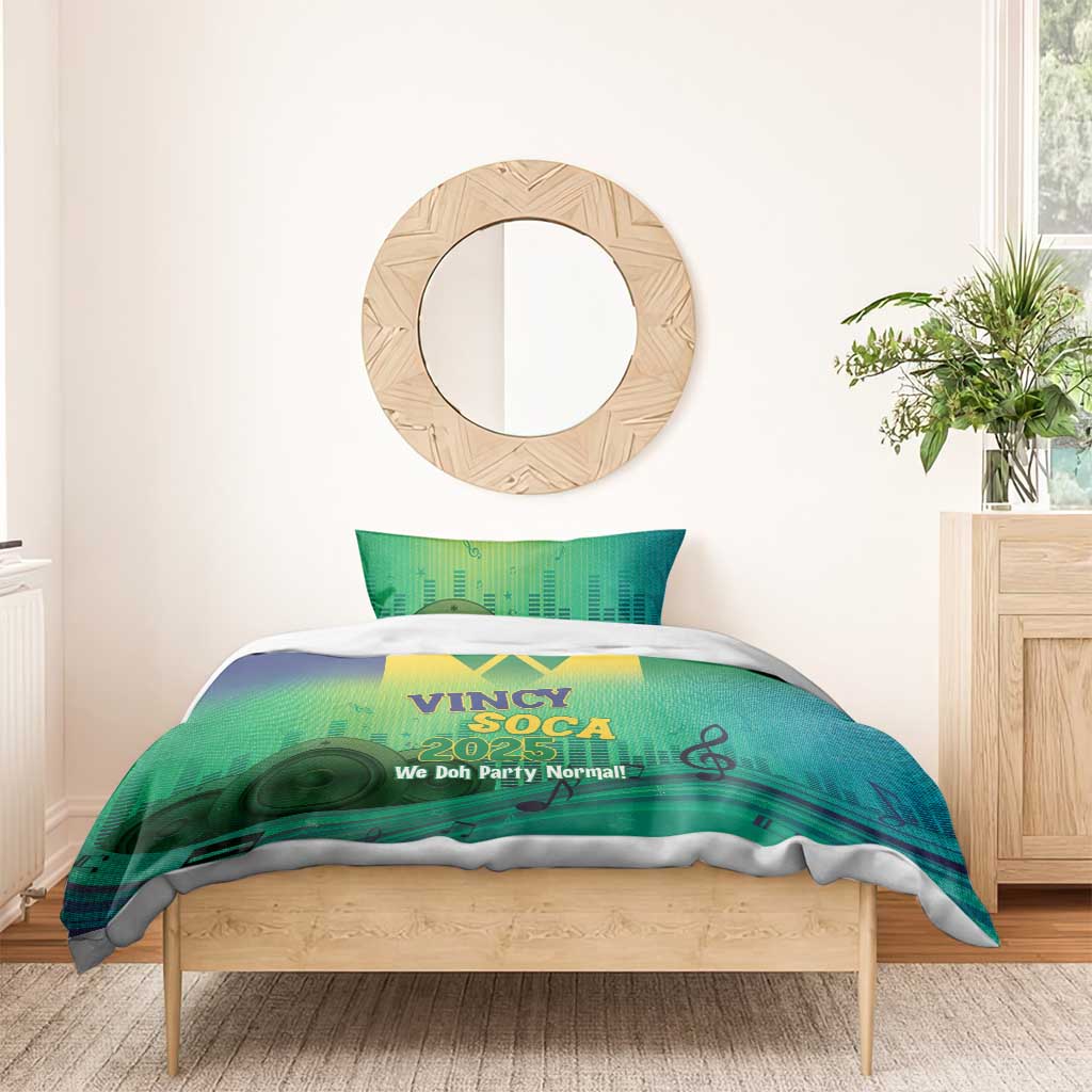 Vincy Mas 2025 Bedding Set Vincy Soca We Doh Party Normal - Wonder Print Shop