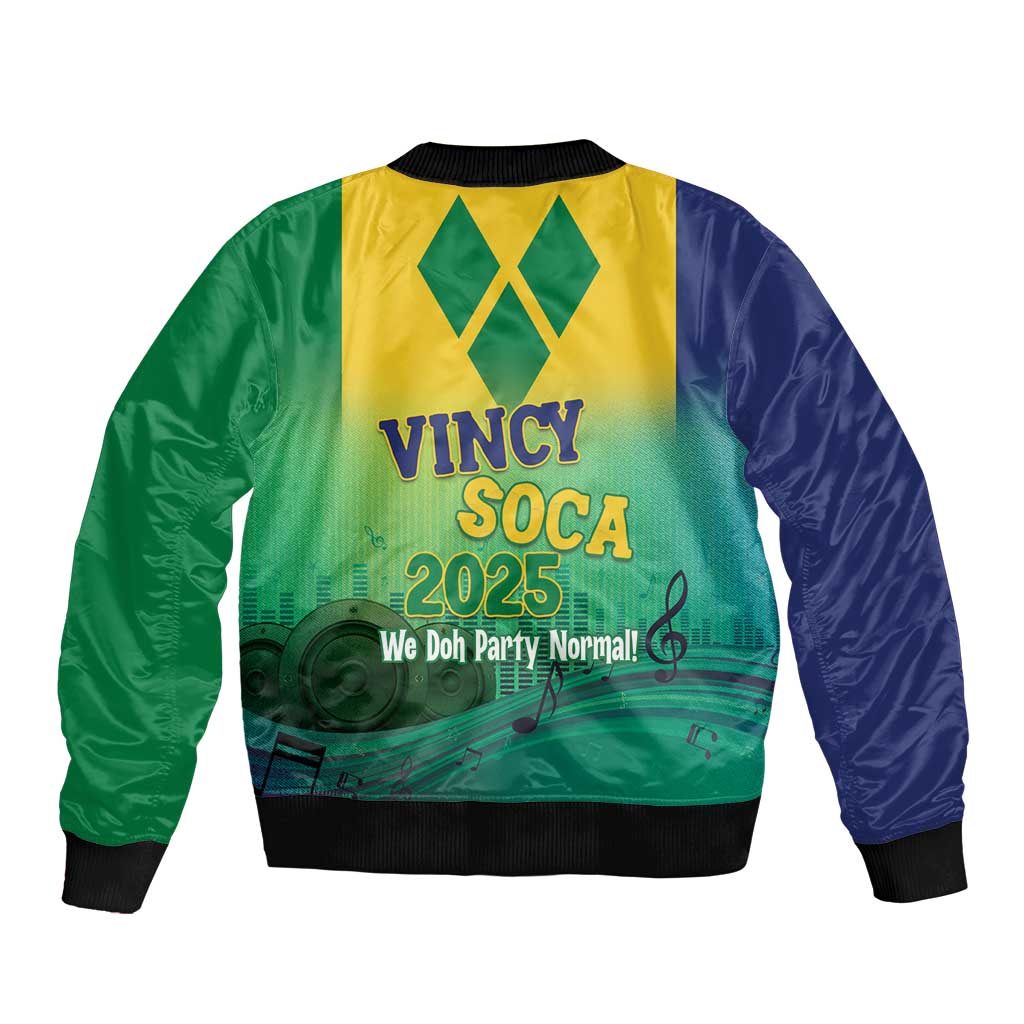 Vincy Mas 2025 Bomber Jacket Vincy Soca We Doh Party Normal - Wonder Print Shop