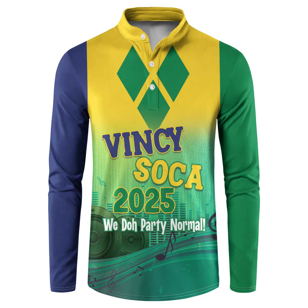 Vincy Mas 2025 Button Sweatshirt Vincy Soca We Doh Party Normal - Wonder Print Shop
