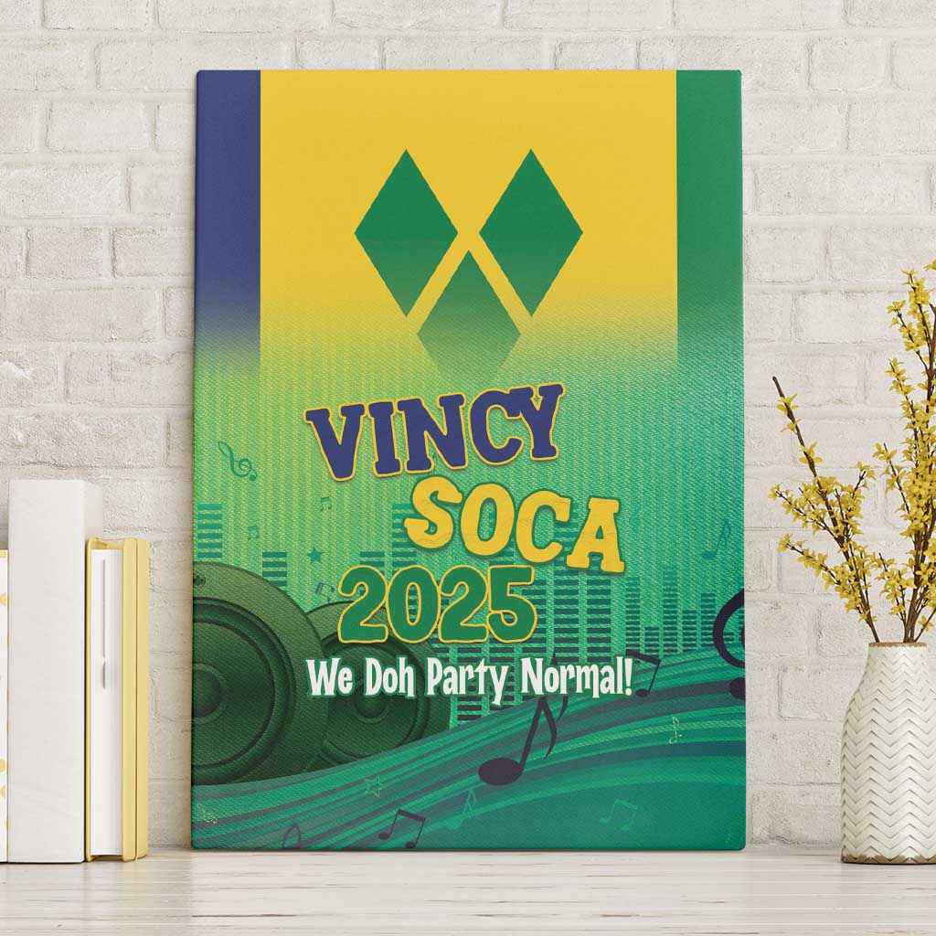 Vincy Mas 2025 Canvas Wall Art Vincy Soca We Doh Party Normal - Wonder Print Shop