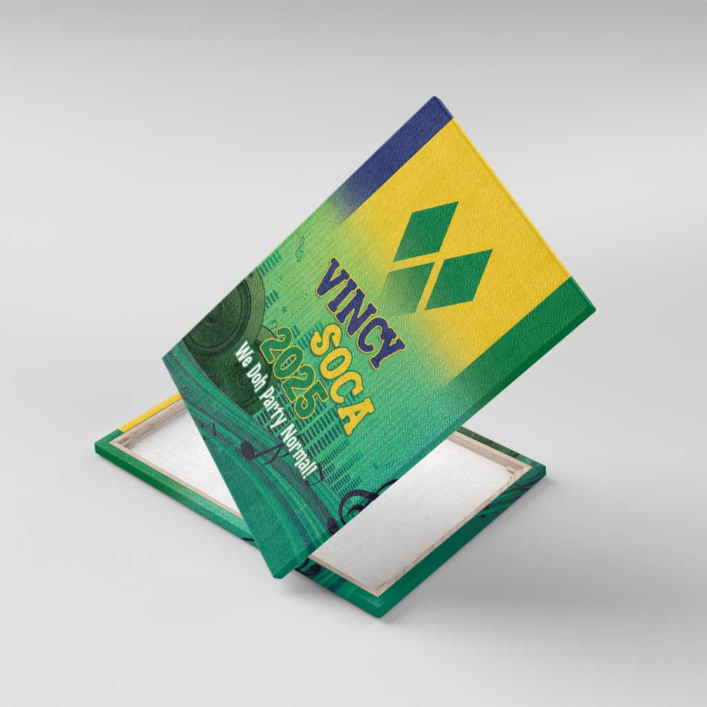 Vincy Mas 2025 Canvas Wall Art Vincy Soca We Doh Party Normal - Wonder Print Shop