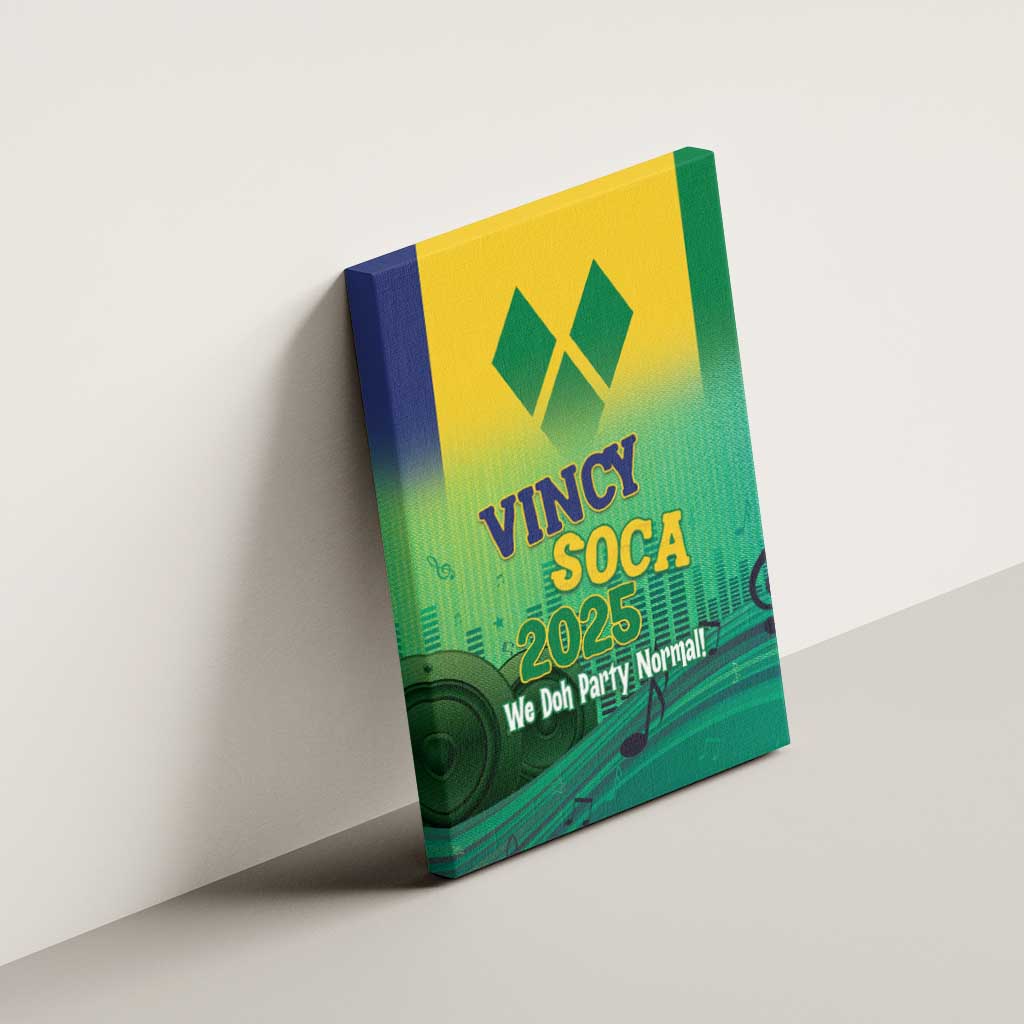 Vincy Mas 2025 Canvas Wall Art Vincy Soca We Doh Party Normal - Wonder Print Shop