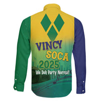 Vincy Mas 2025 Family Matching Off The Shoulder Long Sleeve Dress and Hawaiian Shirt Vincy Soca We Doh Party Normal - Wonder Print Shop