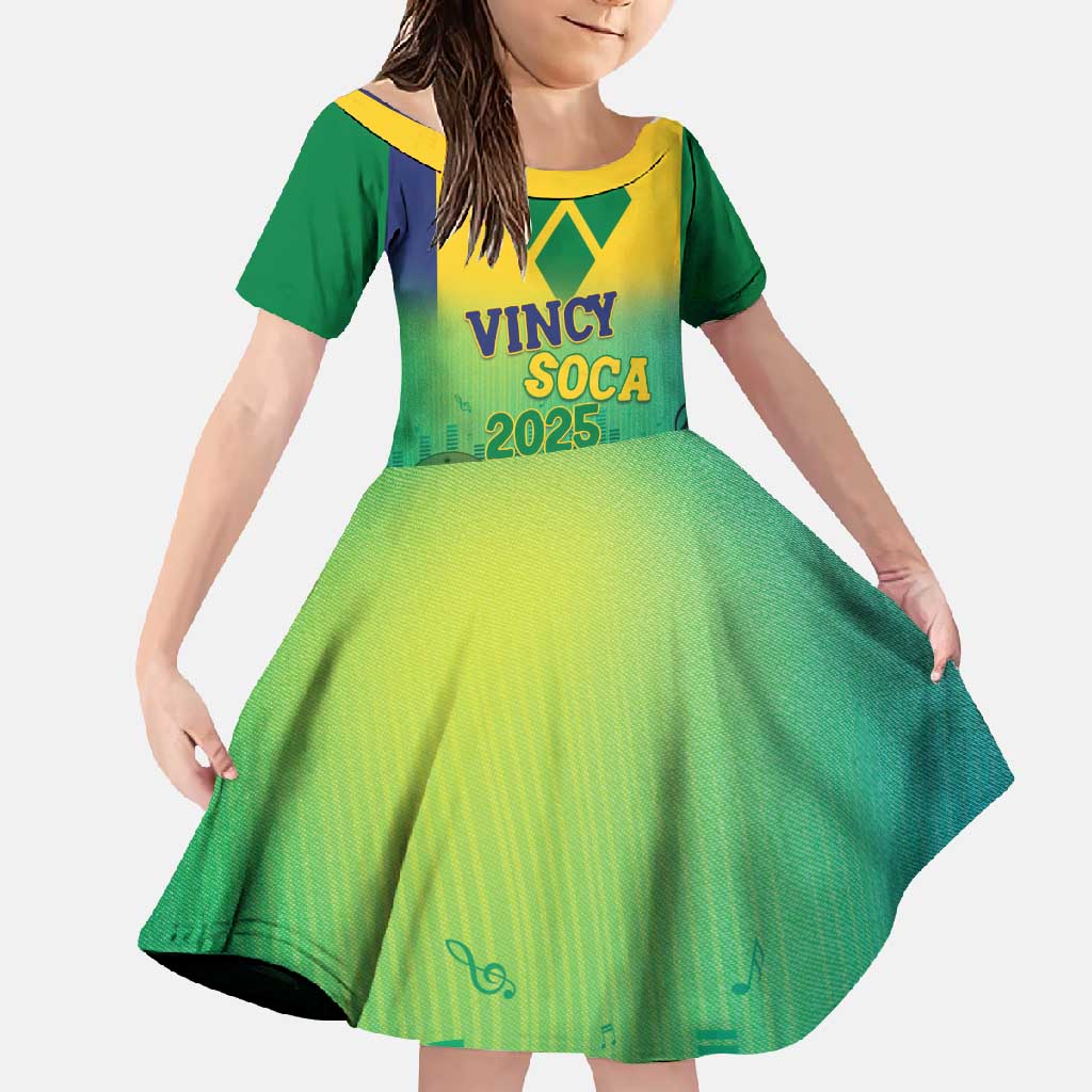 Vincy Mas 2025 Family Matching Off Shoulder Maxi Dress and Hawaiian Shirt Vincy Soca We Doh Party Normal - Wonder Print Shop