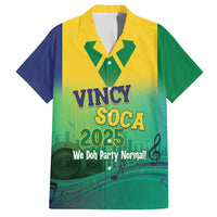 Vincy Mas 2025 Family Matching Short Sleeve Bodycon Dress and Hawaiian Shirt Vincy Soca We Doh Party Normal - Wonder Print Shop