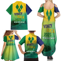 Vincy Mas 2025 Family Matching Summer Maxi Dress and Hawaiian Shirt Vincy Soca We Doh Party Normal - Wonder Print Shop