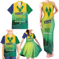 Vincy Mas 2025 Family Matching Tank Maxi Dress and Hawaiian Shirt Vincy Soca We Doh Party Normal - Wonder Print Shop