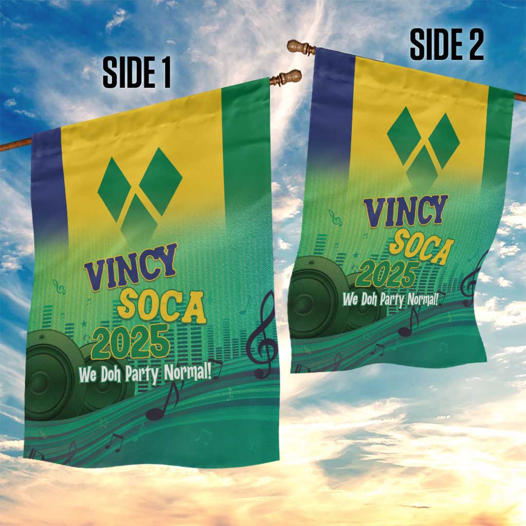 Vincy Mas 2025 Garden Flag Vincy Soca We Doh Party Normal - Wonder Print Shop