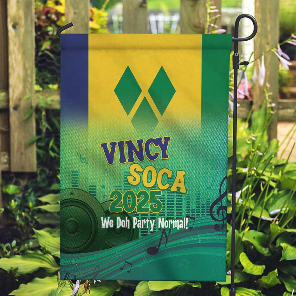 Vincy Mas 2025 Garden Flag Vincy Soca We Doh Party Normal - Wonder Print Shop