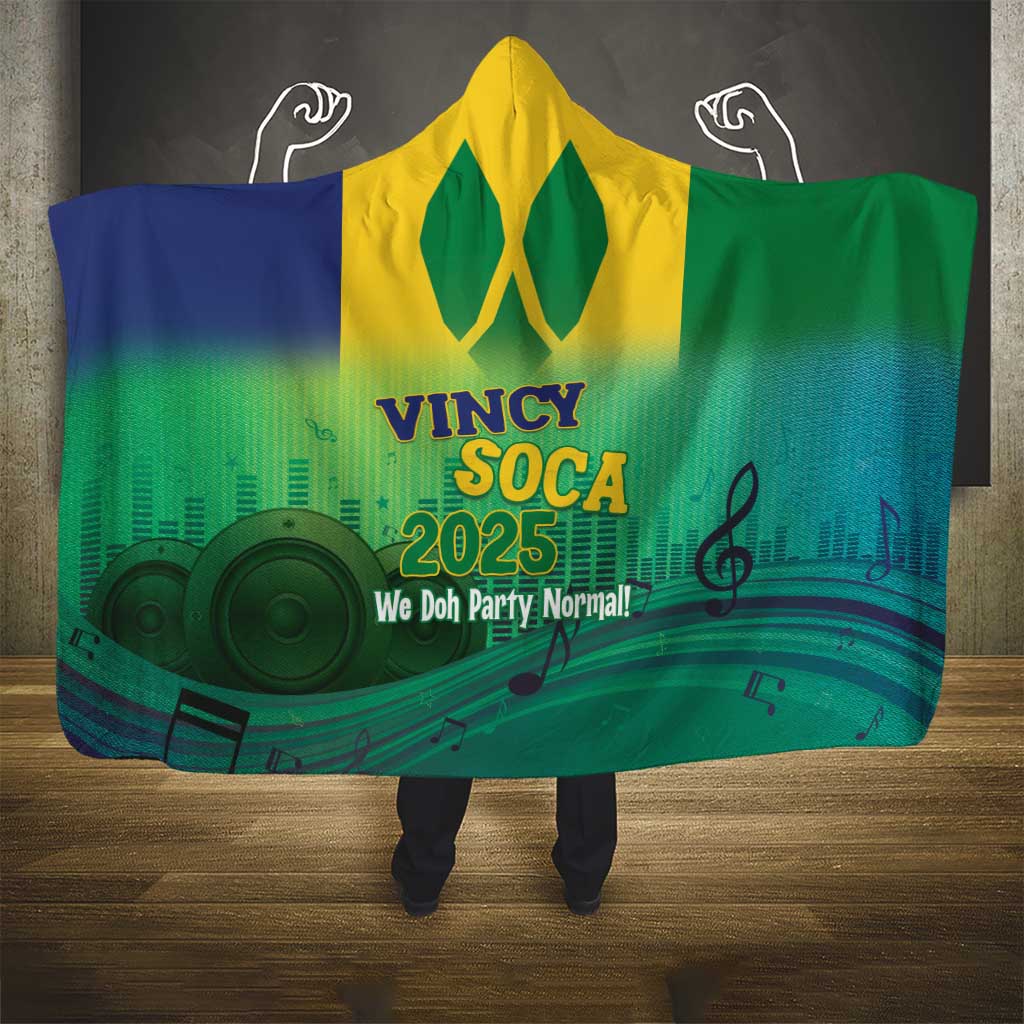 Vincy Mas 2025 Hooded Blanket Vincy Soca We Doh Party Normal - Wonder Print Shop