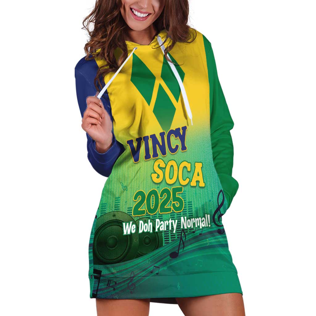 Vincy Mas 2025 Hoodie Dress Vincy Soca We Doh Party Normal - Wonder Print Shop
