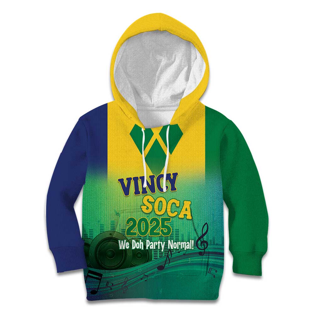 Vincy Mas 2025 Kid Hoodie Vincy Soca We Doh Party Normal - Wonder Print Shop