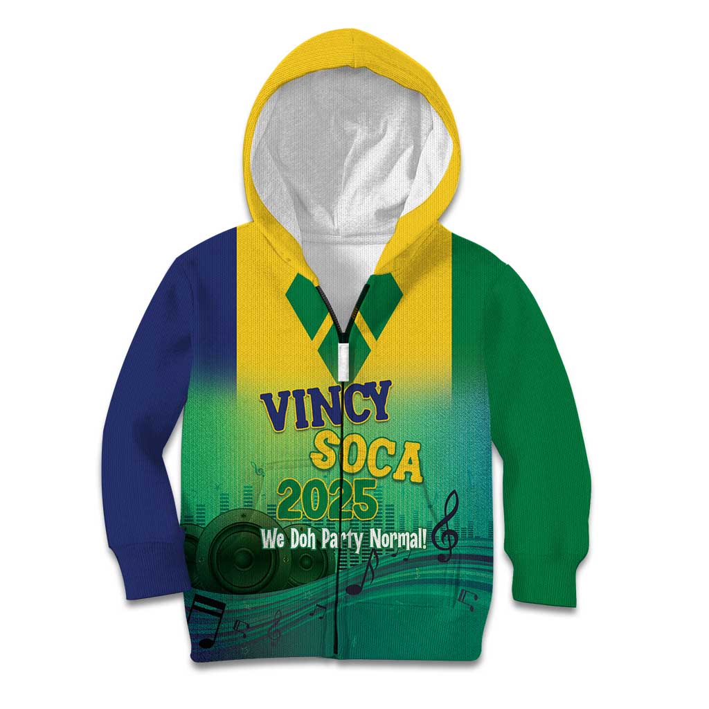 Vincy Mas 2025 Kid Hoodie Vincy Soca We Doh Party Normal - Wonder Print Shop
