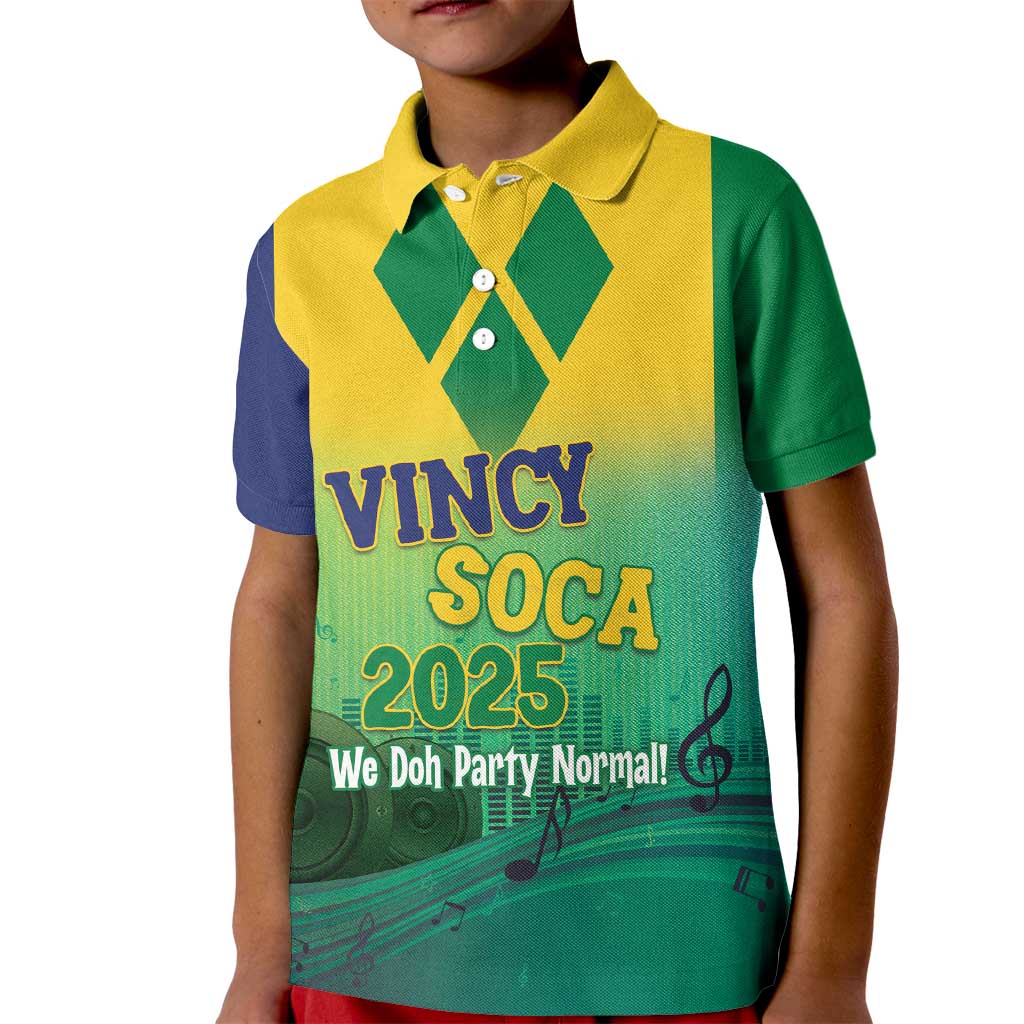 Vincy Mas 2025 Kid Polo Shirt Vincy Soca We Doh Party Normal - Wonder Print Shop