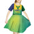 Vincy Mas 2025 Kid Short Sleeve Dress Vincy Soca We Doh Party Normal - Wonder Print Shop