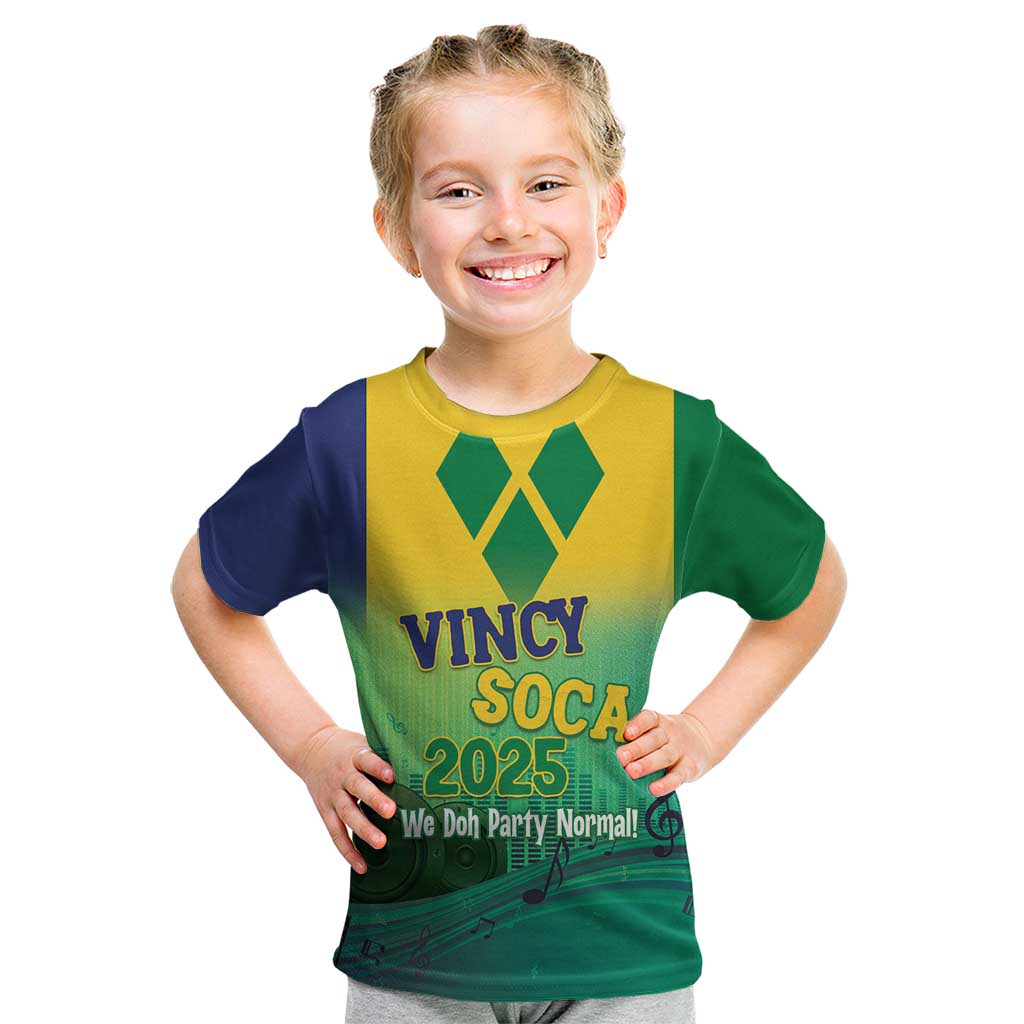 Vincy Mas 2025 Kid T Shirt Vincy Soca We Doh Party Normal - Wonder Print Shop