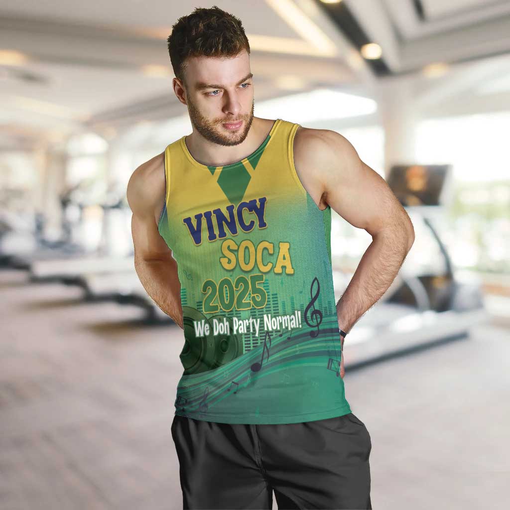 Vincy Mas 2025 Men Tank Top Vincy Soca We Doh Party Normal - Wonder Print Shop