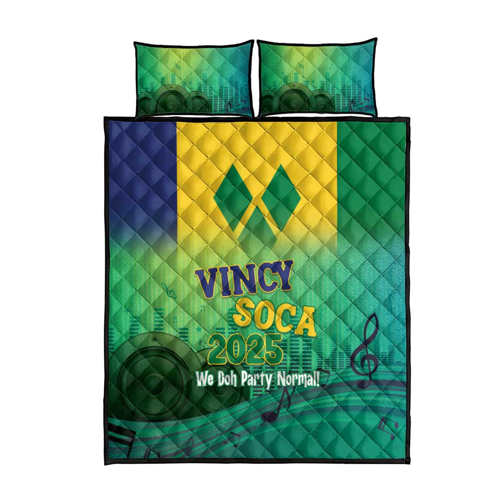Vincy Mas 2025 Quilt Bed Set Vincy Soca We Doh Party Normal - Wonder Print Shop