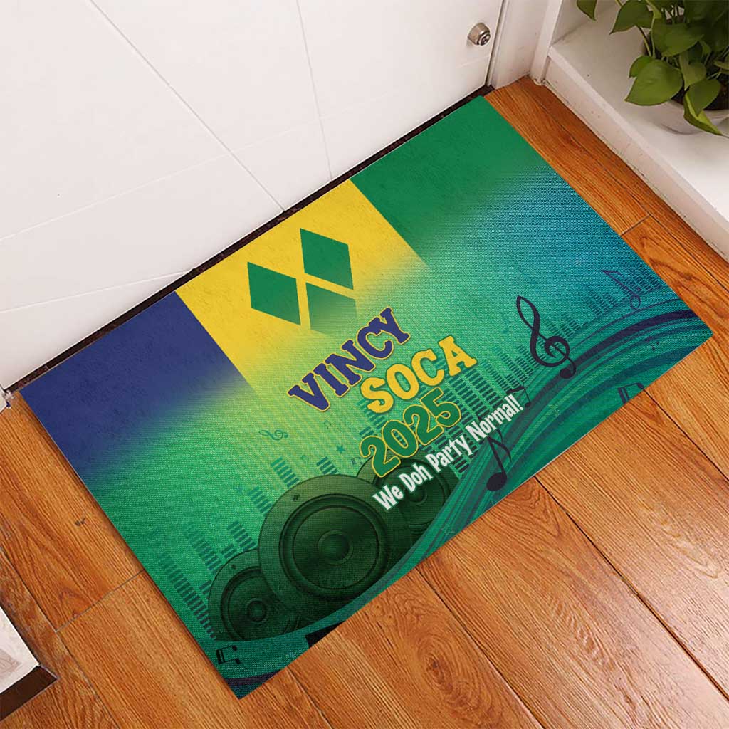 Vincy Mas 2025 Rubber Doormat Vincy Soca We Doh Party Normal - Wonder Print Shop