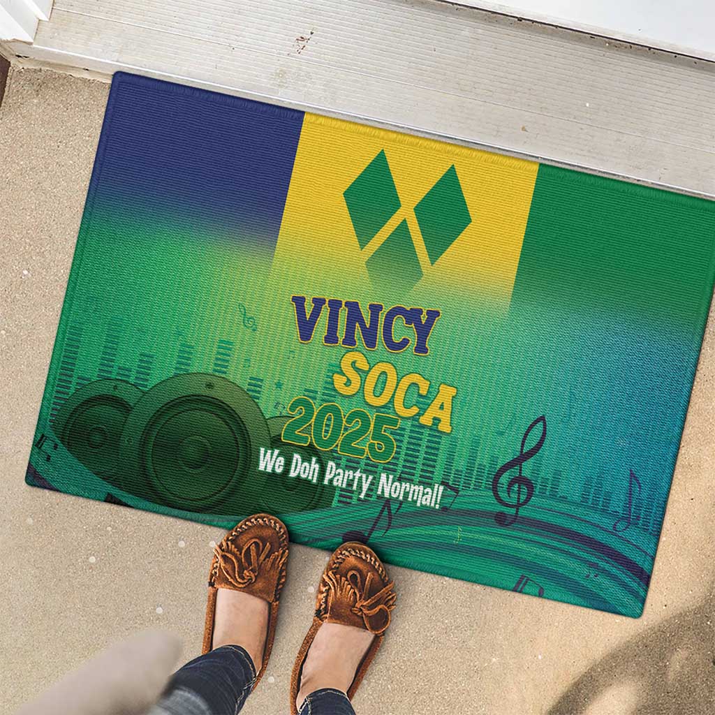 Vincy Mas 2025 Rubber Doormat Vincy Soca We Doh Party Normal - Wonder Print Shop