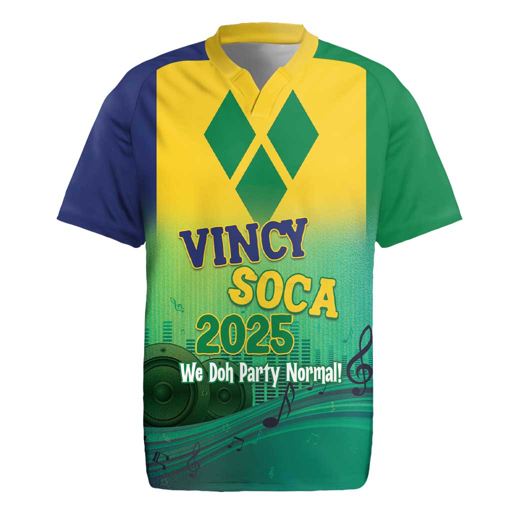 Vincy Mas 2025 Rugby Jersey Vincy Soca We Doh Party Normal - Wonder Print Shop