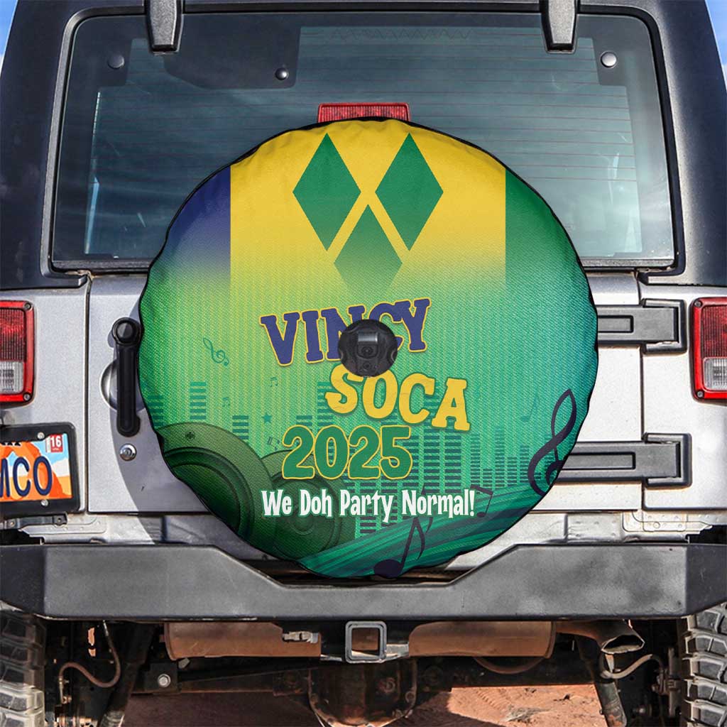 Vincy Mas 2025 Spare Tire Cover Vincy Soca We Doh Party Normal - Wonder Print Shop