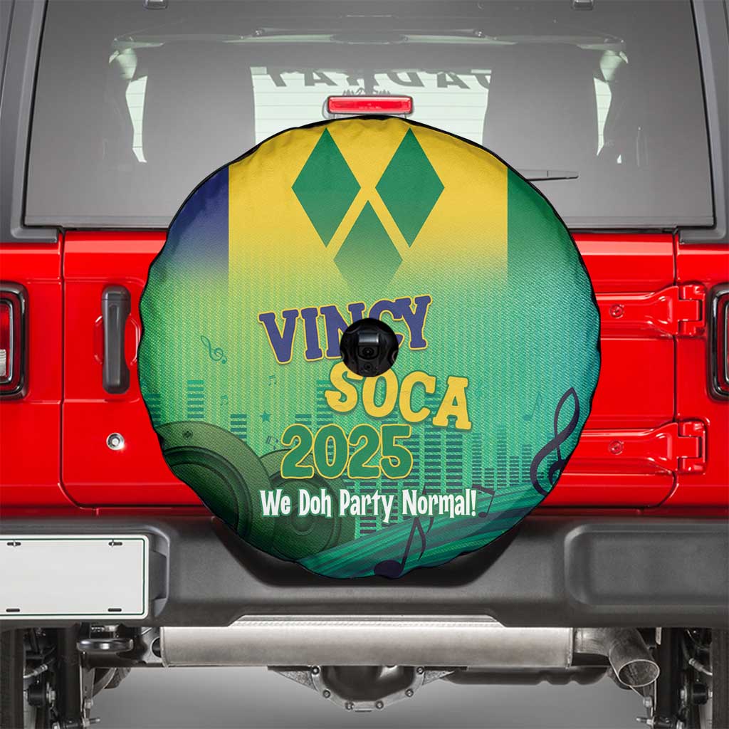 Vincy Mas 2025 Spare Tire Cover Vincy Soca We Doh Party Normal - Wonder Print Shop