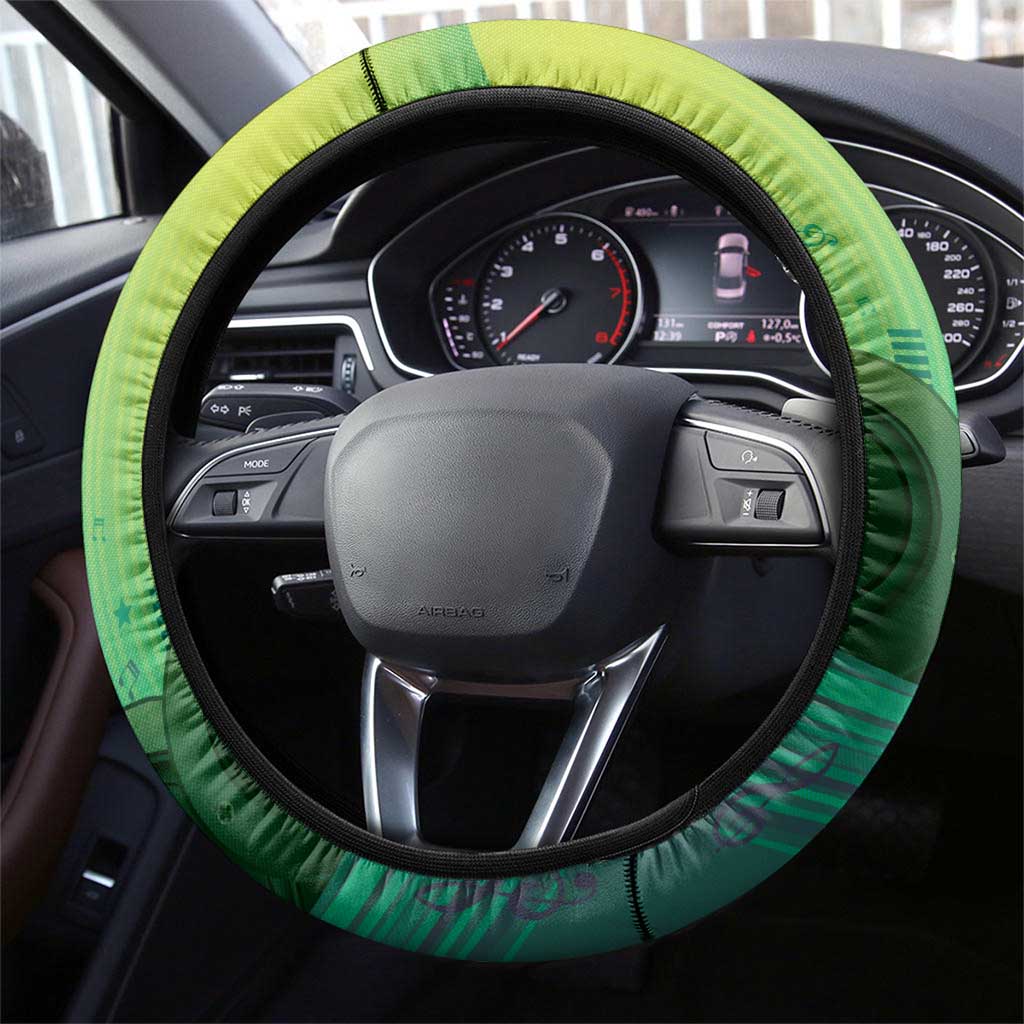 Vincy Mas 2025 Steering Wheel Cover Vincy Soca We Doh Party Normal - Wonder Print Shop