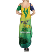 Vincy Mas 2025 Summer Maxi Dress Vincy Soca We Doh Party Normal - Wonder Print Shop