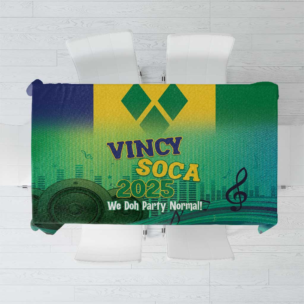 Vincy Mas 2025 Tablecloth Vincy Soca We Doh Party Normal - Wonder Print Shop