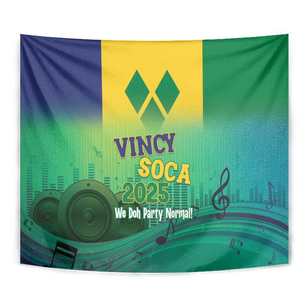 Vincy Mas 2025 Tapestry Vincy Soca We Doh Party Normal - Wonder Print Shop