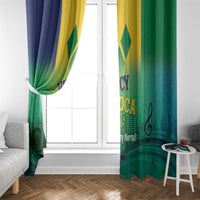 Vincy Mas 2025 Window Curtain Vincy Soca We Doh Party Normal - Wonder Print Shop