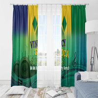 Vincy Mas 2025 Window Curtain Vincy Soca We Doh Party Normal - Wonder Print Shop