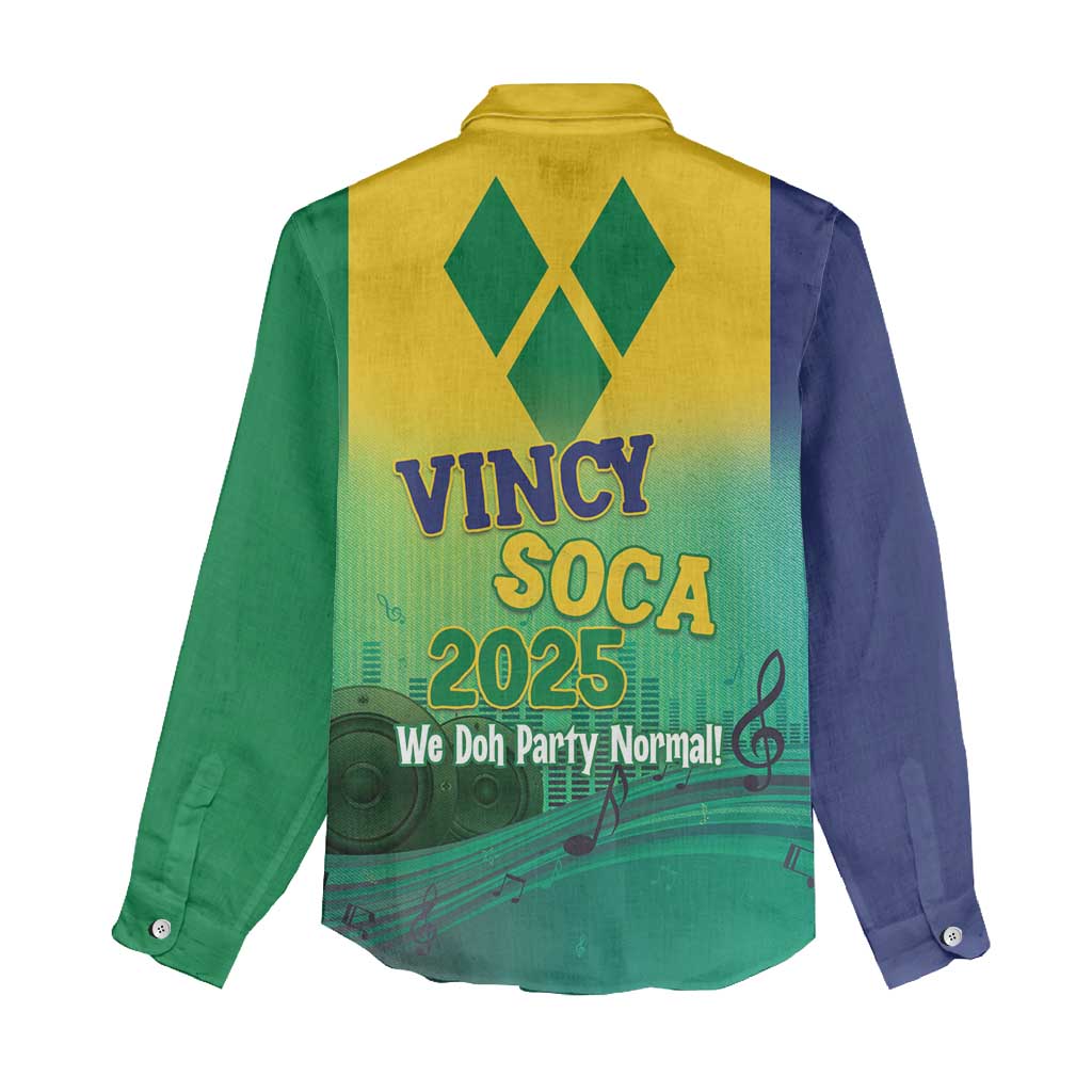 Vincy Mas 2025 Women Casual Shirt Vincy Soca We Doh Party Normal - Wonder Print Shop