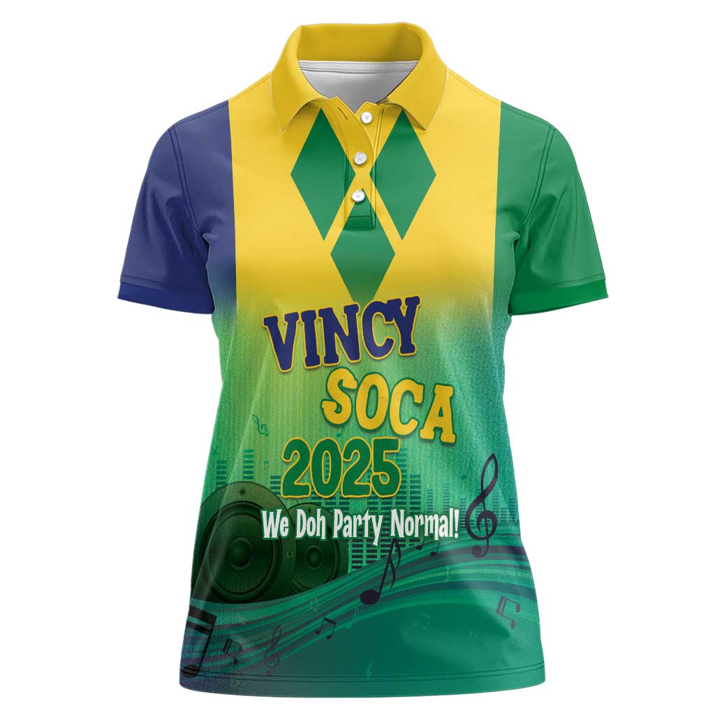 Vincy Mas 2025 Women Polo Shirt Vincy Soca We Doh Party Normal - Wonder Print Shop
