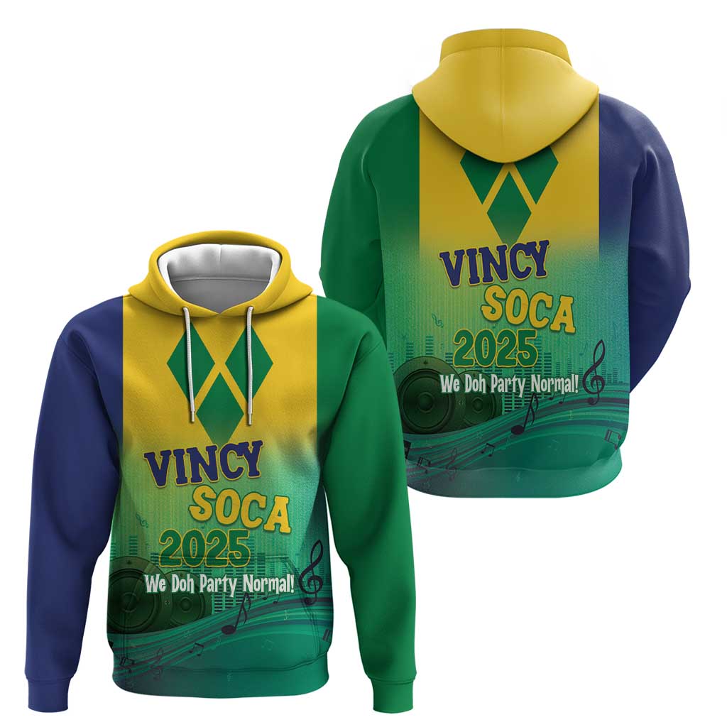Vincy Mas 2025 Zip Hoodie Vincy Soca We Doh Party Normal - Wonder Print Shop