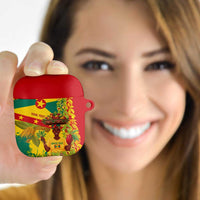 Personalized Grenada Spicemas 2025 AirPods Case Spice Isle Nutmeg Cocoa Pod - Wonder Print Shop