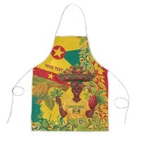 Personalized Grenada Spicemas 2025 Apron Spice Isle Nutmeg Cocoa Pod - Wonder Print Shop