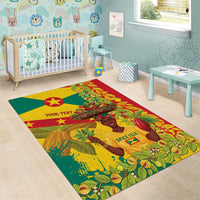 Personalized Grenada Spicemas 2025 Area Rug Spice Isle Nutmeg Cocoa Pod - Wonder Print Shop