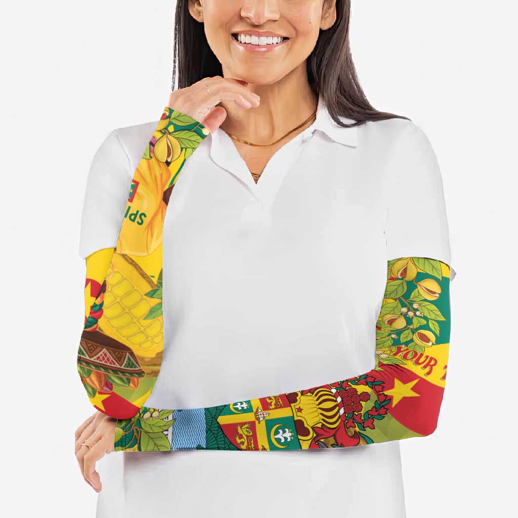 Personalized Grenada Spicemas 2025 Arm Sleeves Spice Isle Nutmeg Cocoa Pod - Wonder Print Shop